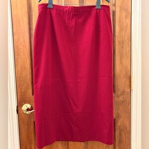 Elegant Red Women's Skirt